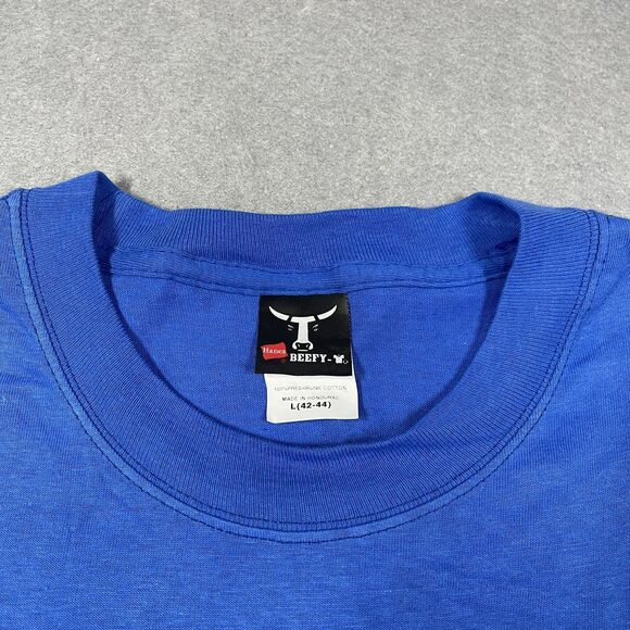 Los Angeles Dodgers Shirt Mens Large Blue Baseball Ball Boy Sideline Game Day - Picture 2 of 10